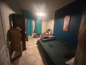 Chambre bleu pour 1 seul personne